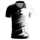 thumbnail image 4 of Men's Golf Shirt Casual Sports V Neck Ribbed Collar Short Sleeve Fashion Casual Solid Color Plain Spring & Summer Regular Fit M, 4 of 5
