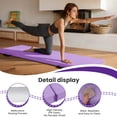 thumbnail image 4 of BalanceFrom 3-Panel All-Purpose Folding Gymnastics Workout Mat, 6' x 2' x 2", Light Purple, 4 of 7