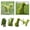 A, variant on Eqslft Flocking Puppy Artificiales para Green Decor Home Accessories Decorative Flocking Dog Garden Statue Peeing Dog Figurine with Moss Texture