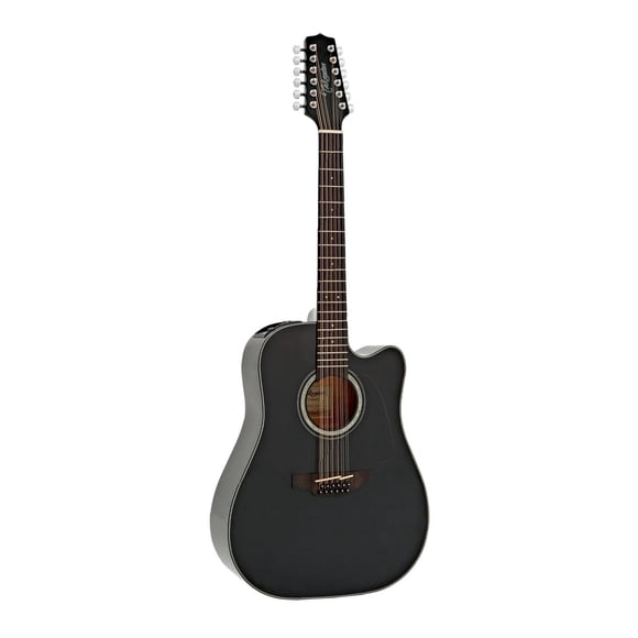 Guitarra Electroacústica Cutaway Cuerdas de Acero GD30CE-12 BLK negro