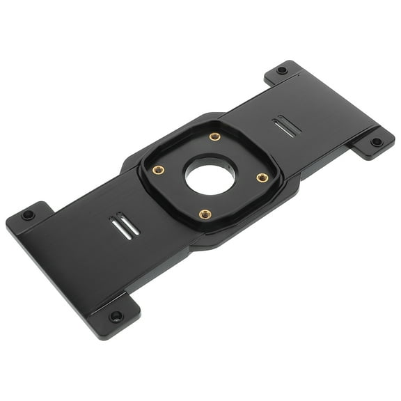 UPOUART Angle Adjustment 1Set Dash Cam Back Panel Rear View Mirror Mount Plastic Black