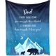 thumbnail image 1 of LHSHID Dad Gifts Blanket Birthday Gifts for Dad from Daughter Son Throw Blanket Fathers Day Papa Gifts from Kids Best Dad Ever Gifts Ideas from Son Bonus Dad Gifts for Daddy 40"x50", 1 of 7
