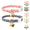 multicolor#001, variant on Patterned Cute Cat Collar 2 Pack, Safety Breakaway Cat Collar, Soft Adjustable Kitten Collar with Bell Pendant, Multi Color Options Lightweight Cat Collar Breakaway for Kitten Cat-D