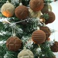 thumbnail image 5 of Adornos navideños Adornos para árboles de Navidad Bolas de Navidad de terciopelo Adornos colgantes para árboles de Navidad para fiestas, 5 of 5