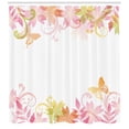 thumbnail image 3 of Ambesonne Pastel Shower Curtain, Floral Spring Wreath, 69"Wx70"L, Pale Pink Ginger, 3 of 3