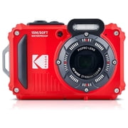 KODAK PIXPRO WPZ2 Rugged Waterproof Digital Camera 16MP 4X Optical Zoom 2.7" LCD Full HD Video, Red