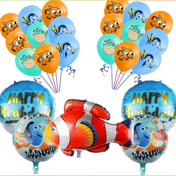 Finding Nemo Balloons Party Supplies Decor Set Decorations Kit Fans Birthday