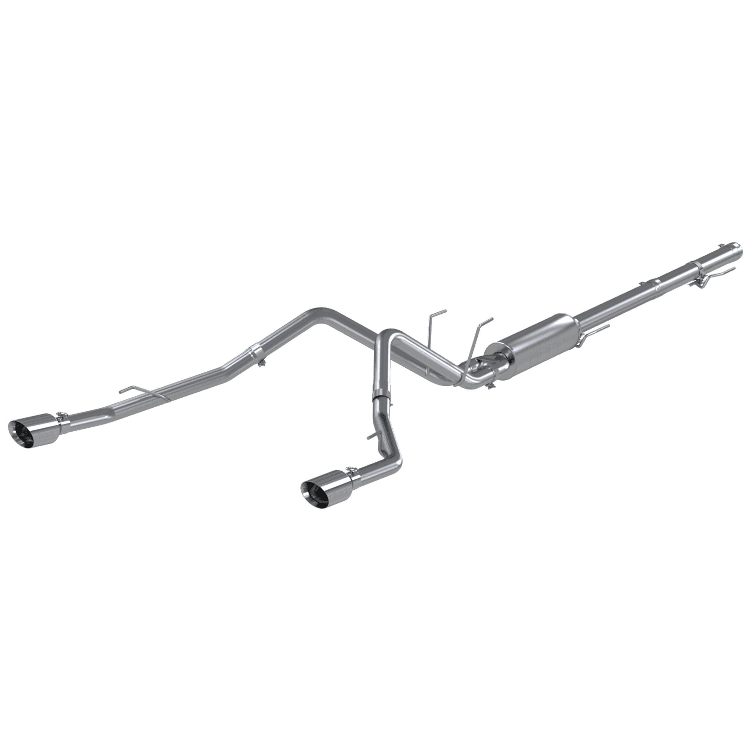 MBRP Cat Back Dual Split Rear Muffler for 2009-2015 Dodge Ram 1500 5.7L