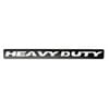 Bully Stainless Steel "Heavy Duty" Emblem, 1 Pieces [TT-085]