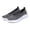 Gray, variant on YOURDIARY Women's Slip On Walking Shoes Breathable Knit Low Vamp Comfortable Non Slip Casual Sneakers