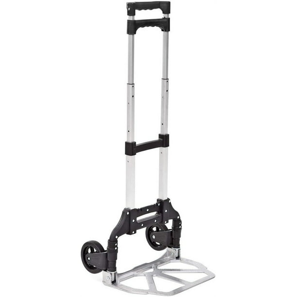 130lbs Folding Hand Truck Heavy Duty Aluminium Dolly Cart,Hand Truck ...