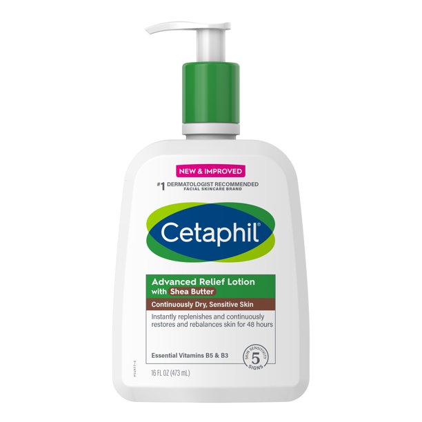 Cetaphil Advanced Relief Lotion with Shea Butter for Dry, Sensitive Skin, Fragrance Free Cetaphil Advanced Relief Lotion with Shea Butter for Dry, Sensitive Skin, Fragrance Free