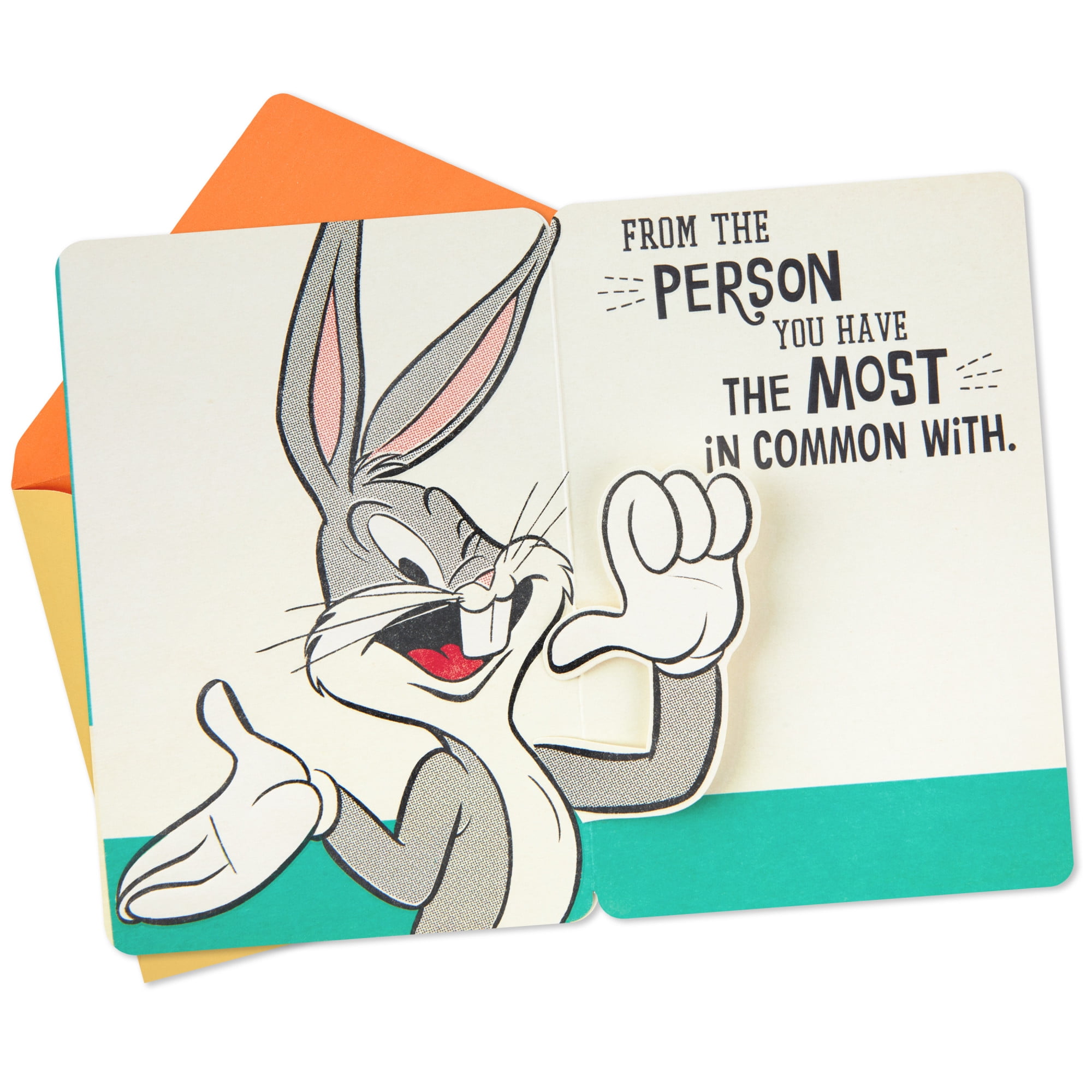 Hallmark Looney Tunes Funny Pop-Up Birthday Card (Bugs Bunny Nice and Wonderful)