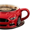 thumbnail image 2 of En Forma Automóvil Coffee Copa Novelty Drinkware para Hombres () Rojo, 2 of 6
