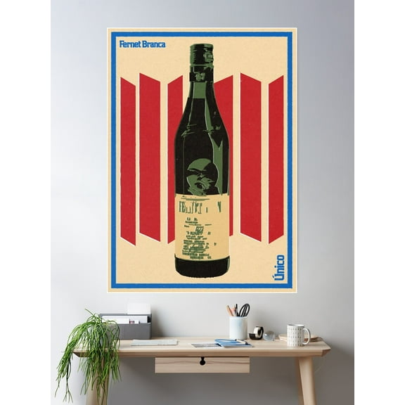 Kna Prints - Fernet Vintage Poster Poster , UNFRAMED-8x12