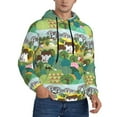 thumbnail image 2 of Sikiie Garden Farm Men's Hoodie, Essentials Hoodie, Sweatshirt, Pullover Hooded Sweatshirt for Men-3X-Large, 2 of 7