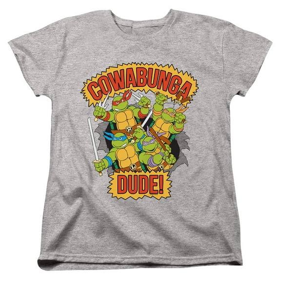 TMNT Teenage Mutant Ninja Turtles Cowabunga Dude Women's T Shirt