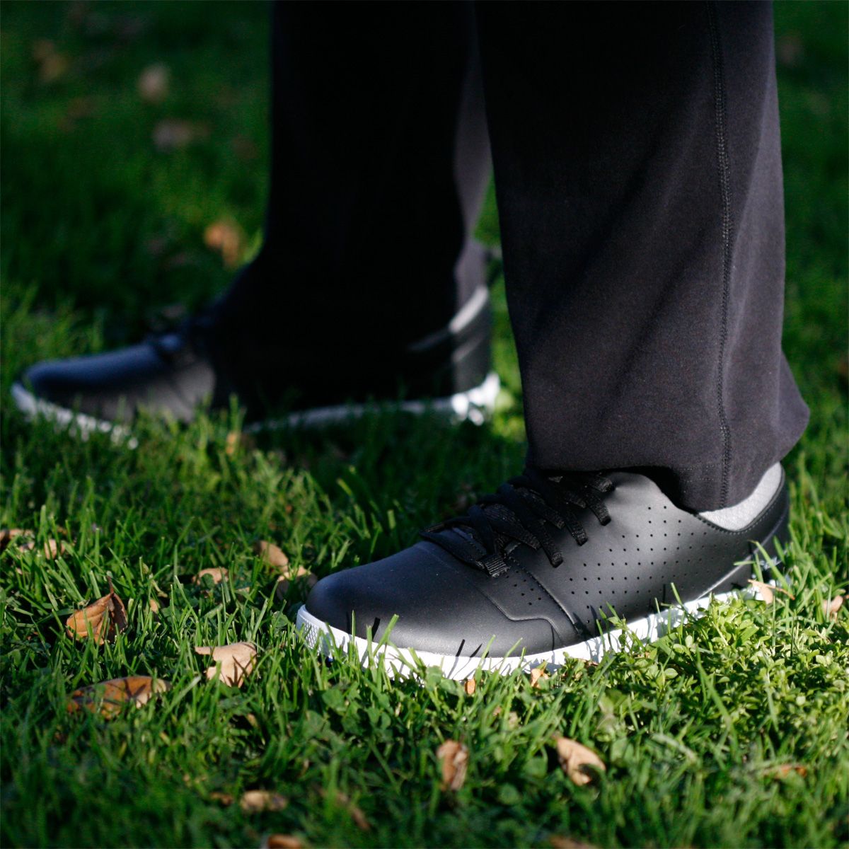 Orlimar Spikeless Golf Shoes Men's Black Wide 10 - image 4 of 6