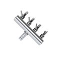 thumbnail image 1 of QualitChoice Air Control Valves for Aquarium Fish Flow Tank Tubes Pipe Regulator Silver 4 Ways, 1 of 5