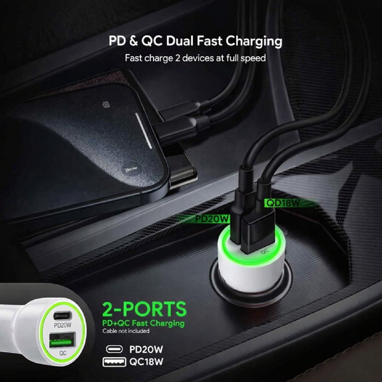 blu electronic cigarette charger For View 5 B160V 20W Car PD + 2.4A USB Age Group Blu Studio X5 Car Cigarette