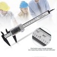 thumbnail image 5 of Digital Vernier Caliper, Extra Large LCD Display Digital Caliper Metric Conversion Measure Tool Caliper (Black ), 5 of 5