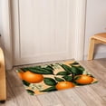 thumbnail image 6 of Tangerine Polyester Non-Slip Machine Washable Floor Carpet Chair Mat Floor Rug, 6 of 6