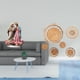 thumbnail image 2 of Letrero de mesa acrílico para decoración de escritorio, adorno de ratán tejido artesanal para colgar en la pared, juego decorativo, base impermeable,, 2 of 8
