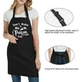 thumbnail image 6 of Funny Aprons for Women with Pockets, Adjustable Kitchen Apron for Cooking Baking, Birthday Gifts for Mom Grandma, 6 of 6
