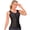 Black, variant on MyD 0550 Fajas Colombianas Reductoras Waist Trainer Shirt for Women Workout Black L