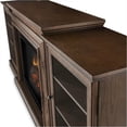 thumbnail image 4 of Pemberly Row Solid Wood Entertainment Electric Fireplace in Oak, 4 of 15
