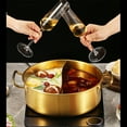 thumbnail image 7 of Split Stainless Steel Pot Hot Pot Shabu Pot Double Flavour Soup Cooking Pot Home Kitchen Compatible Cookware, 7 of 7