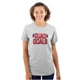 thumbnail image 3 of Quad Goals Weightlifting Barbell Men's Graphic T Shirt Tees Brisco Brands S, 3 of 4