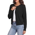 thumbnail image 3 of Sundazz Women's Long Sleeve Cardigan Sweaters Lightweight Button Up Sweaters Knit Fall Tops Fashion Clothes, 3 of 8