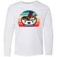 thumbnail image 3 of Inktastic Noodle Bowl Japanese Cute Ramen Kawaii Long Sleeve Youth T-Shirt, 3 of 5
