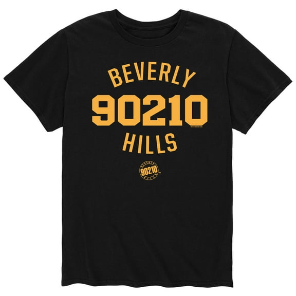 Beverly Hills 90210 Yellow Logo - Men's Short Sleeve Graphic T-Shirt
