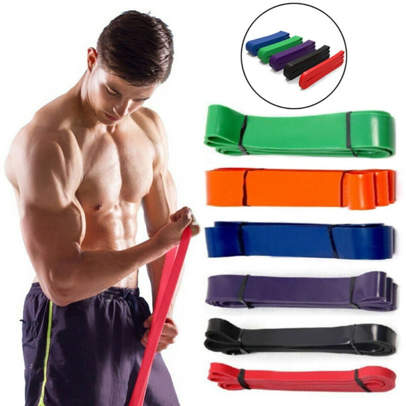New Elastic Exercise Resistance Band Yoga Fitness Workout Stretch Bands Pull Up