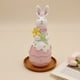 thumbnail image 5 of Decoración de conejo de Pascua, decoración para el hogar, regalos para la sala de estar, decoraciones de resina, decoraciones de jardín, 5 of 6