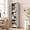 Gray, variant on TacleeKii 6-Tier Bookshelf, Freestanding Bookcase with Open Shelves and Anti-Tip Design, Gray