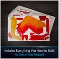 thumbnail image 3 of Kit de maquetas 3D de Harry Potter Fawkes Phoenix con soporte para construcción en 4D, 3 of 7