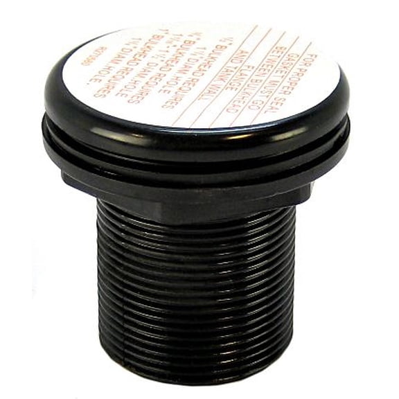 Lifegard Aquatics R270902P 1 in. FPT Bulkhead, Black