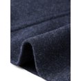 thumbnail image 5 of INSPIRE CHIC Pea Coat for Women Winter Stand Collar Button Down Mid Long Coats Outerwear with Belt L Navy Blue, 5 of 6