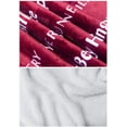 thumbnail image 2 of Fleece Healing Thoughts Blanket, Warm Hug Throw Blanket Get Well Hope Prayer Love & Hope Positive Energy Gift for Women Men Best Friends, 2 of 6