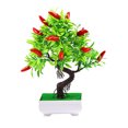 thumbnail image 2 of Grandest Birch 1Pc Artificial Flower Fruit Tree Miniascape Restaurant Home Table Bonsai Decor, 2 of 7