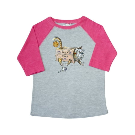 

Inktastic Trick or Tuna Cat in Dog Costume Gift Toddler Boy or Toddler Girl T-Shirt