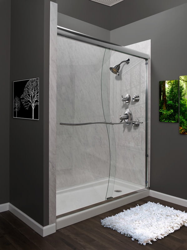 Miseno Msds6072 Suave 72 High X 60 Wide Framed Shower Door Framed Shower Door