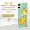 thumbnail image 2 of Caseyard TPU Clear Case for iPhone 13 Mini with Giraffe design phone cover, 2 of 7