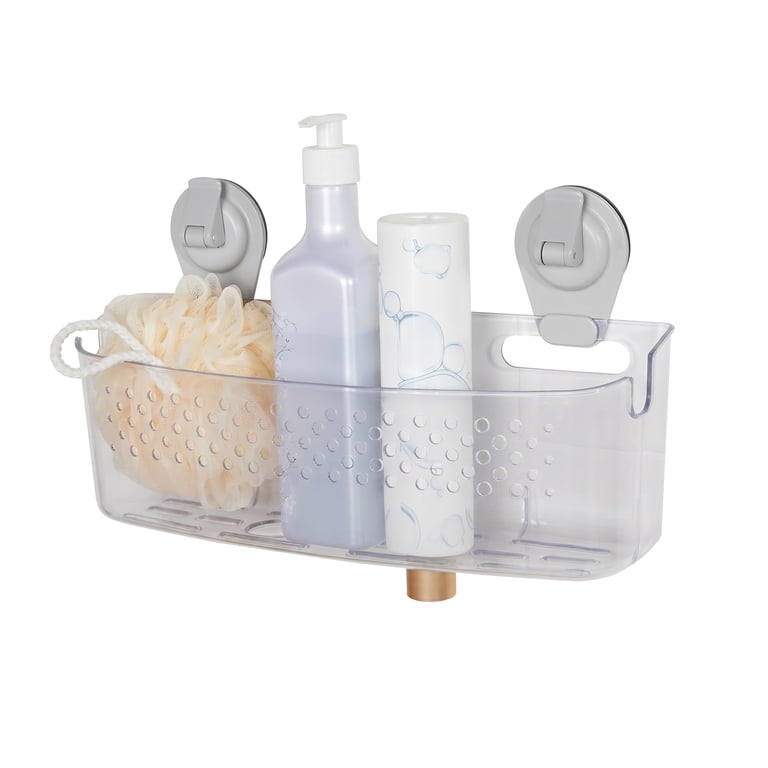 Wall-Mounted Suction Bath Basket Shower Organizer photo 7