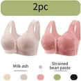 thumbnail image 4 of Hfnxid Bras for Women Plus Size 2026,Women's Sexy Non Magnetic And Non Steel Ring Gathered Bra With Thin Cup And Adjustable Sexy Lace Bra Underwear2PC, 4 of 4