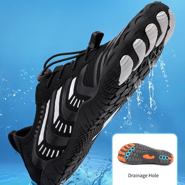 Zapatos Acuáticos Aqua Shoes Zapatillas de buceo transpirables Zapatillas de correr para mujeres y hombres (black41) Likrtyny Para Estrenar