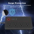 thumbnail image 3 of Smart Power Strip, WiFi Surge Protector with 4 Individually Controlled AC outlets and 4 USB Ports, Works with Alexa & Google Home, Voice Control & Remote Control, ETL & FCC Certified, 4.9Feet, 10A, 3 of 8